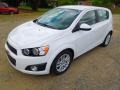 2012 Summit White Chevrolet Sonic LT Hatch  photo #2