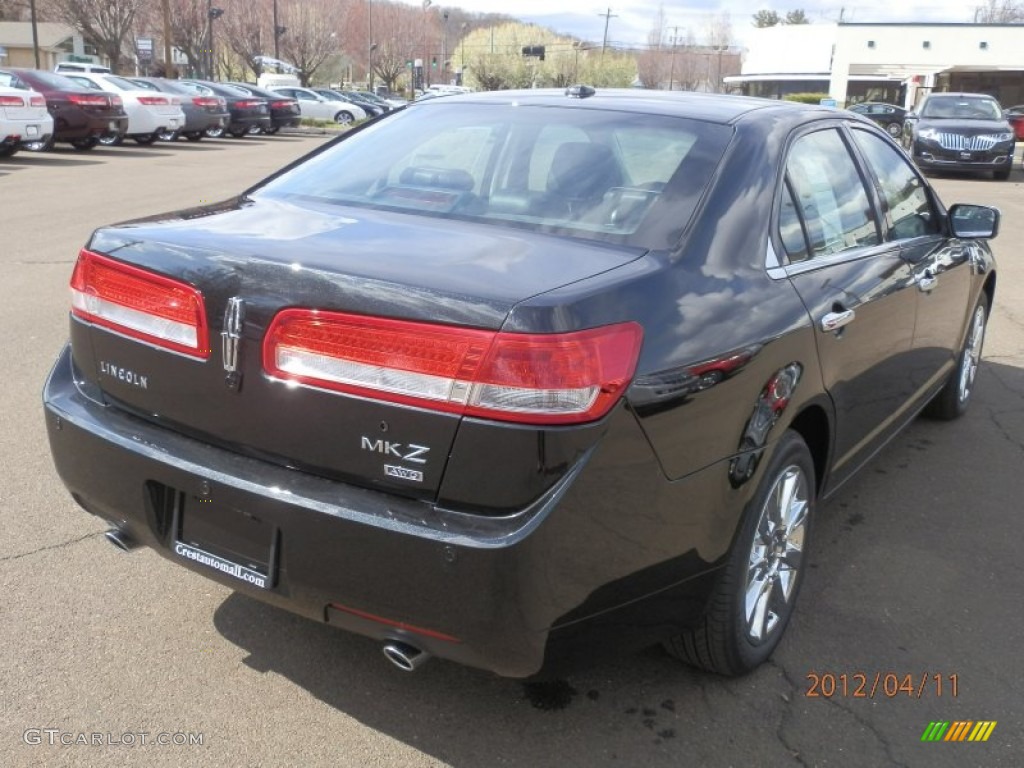 2012 MKZ AWD - Tuxedo Black Metallic / Dark Charcoal photo #4