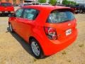 2012 Inferno Orange Metallic Chevrolet Sonic LT Hatch  photo #5