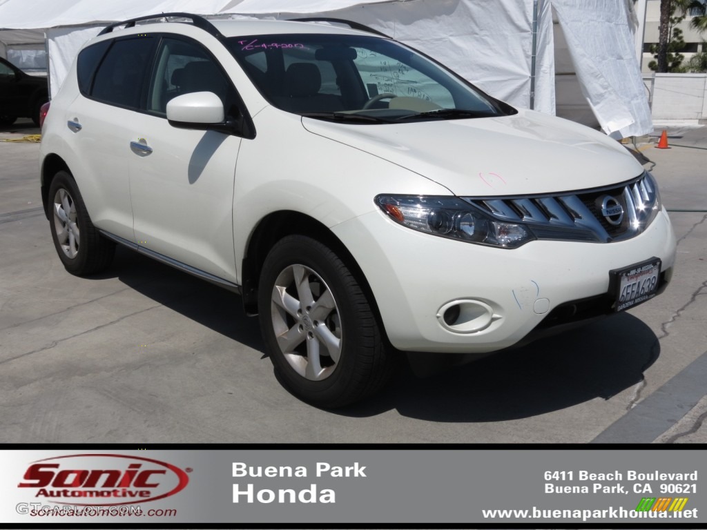 2009 Murano S - Glacier Pearl / Beige photo #1