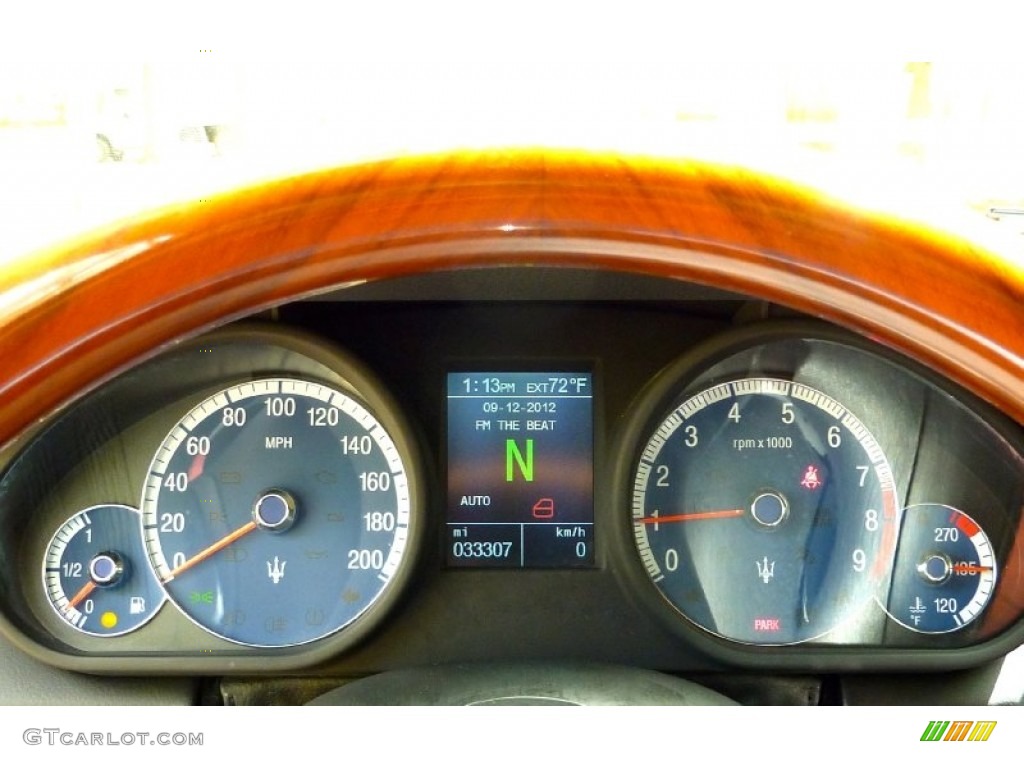 2007 Maserati Quattroporte Executive GT Gauges Photo #63962968