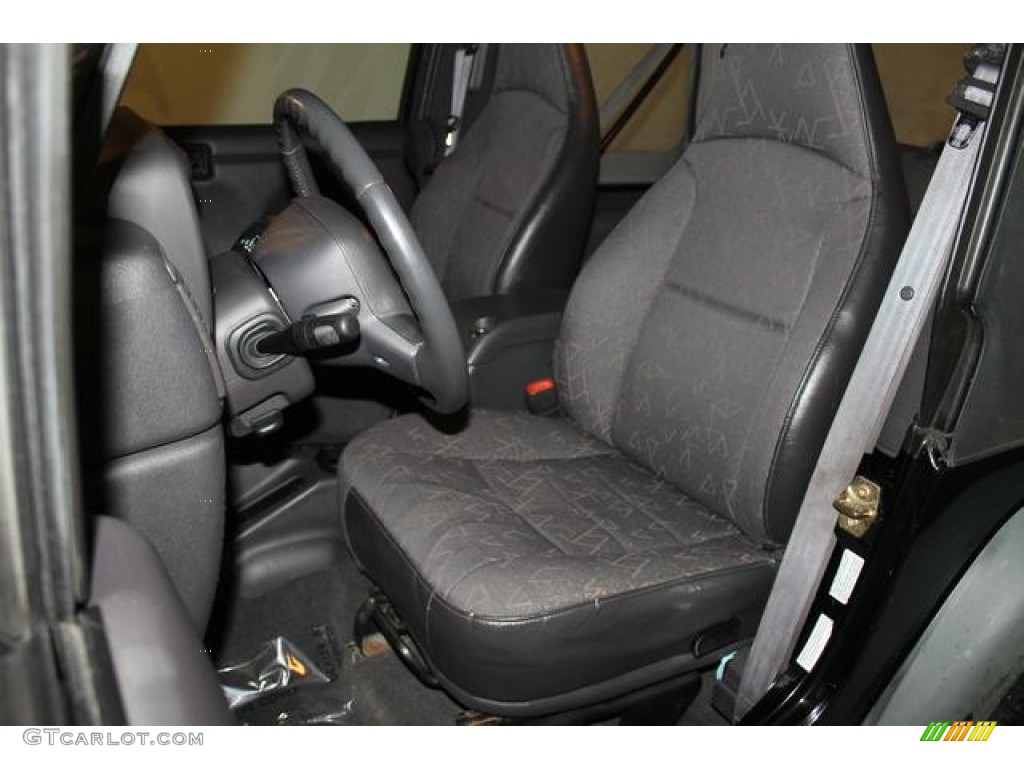 2002 Wrangler SE 4x4 - Black / Agate Black photo #14