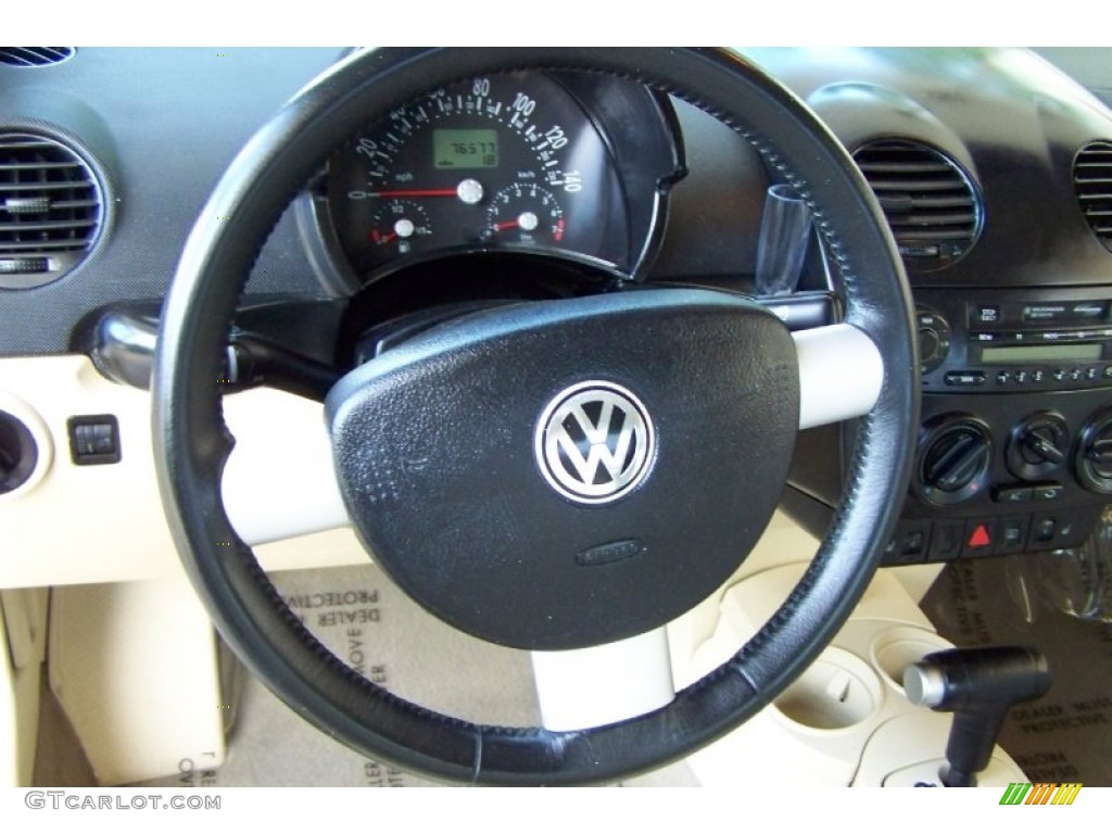 2002 New Beetle GLS Coupe - White / Cream Beige photo #13