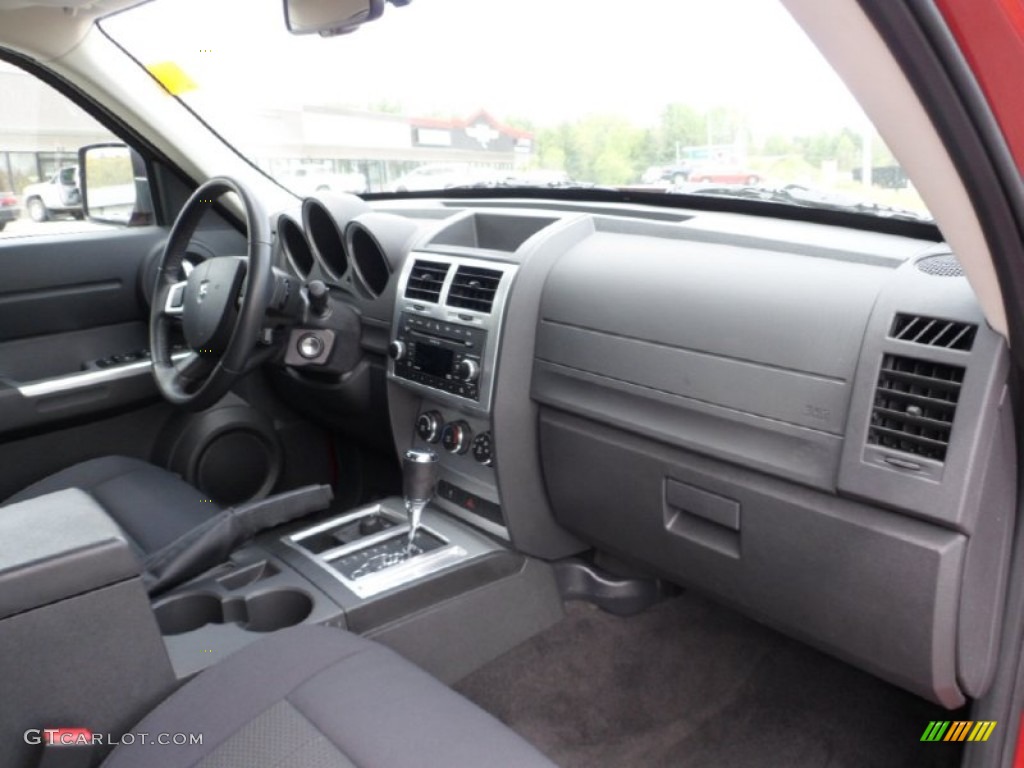2011 Dodge Nitro SXT 4x4 Dark Slate Gray Dashboard Photo #63965179