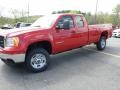 2012 Fire Red GMC Sierra 2500HD Extended Cab 4x4  photo #1