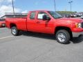 Fire Red - Sierra 2500HD Extended Cab 4x4 Photo No. 5