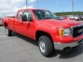 Fire Red - Sierra 2500HD Extended Cab 4x4 Photo No. 6