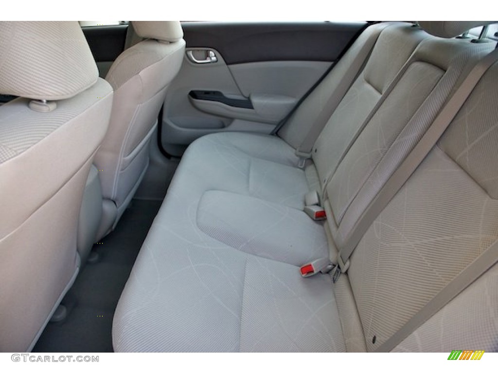 Stone Interior 2012 Honda Civic EX Sedan Photo #63965908