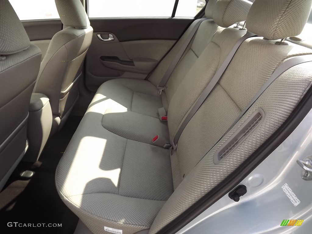 2012 Civic Hybrid Sedan - Cool Mist Metallic / Gray photo #7