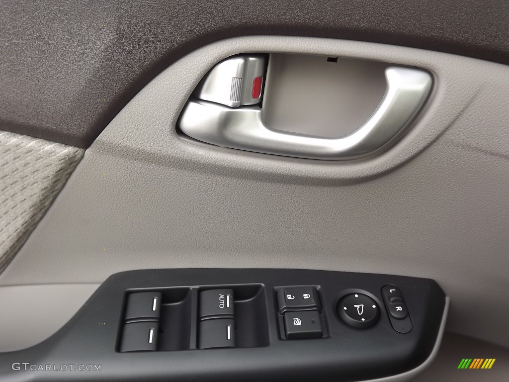 2012 Civic Hybrid Sedan - Cool Mist Metallic / Gray photo #10