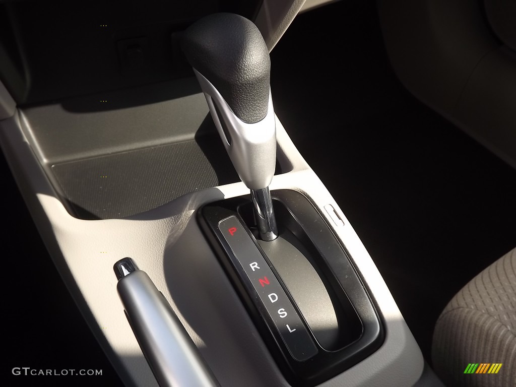 2012 Civic Hybrid Sedan - Cool Mist Metallic / Gray photo #14