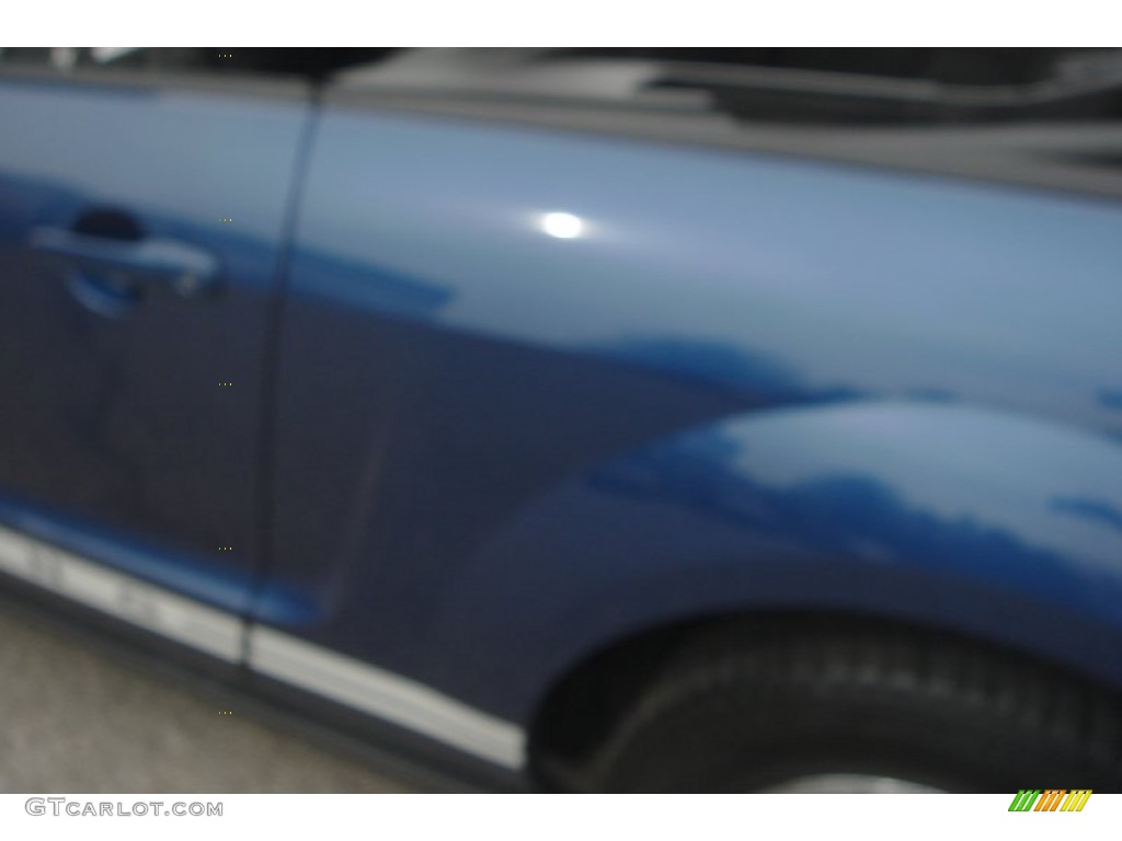 2006 Mustang V6 Premium Convertible - Vista Blue Metallic / Dark Charcoal photo #7