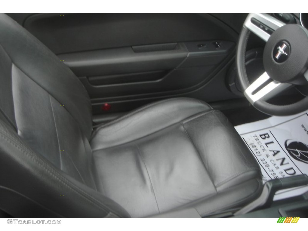 2006 Mustang V6 Premium Convertible - Vista Blue Metallic / Dark Charcoal photo #27