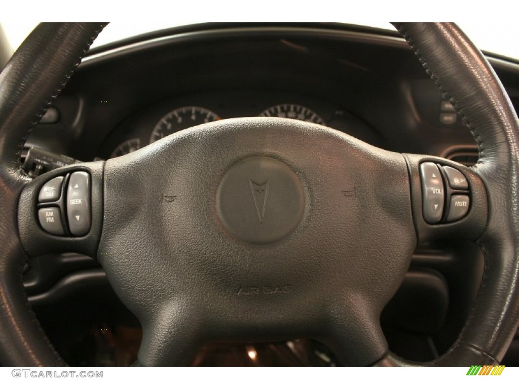 2003 Pontiac Grand Prix GTP Sedan Graphite Steering Wheel Photo #63968411