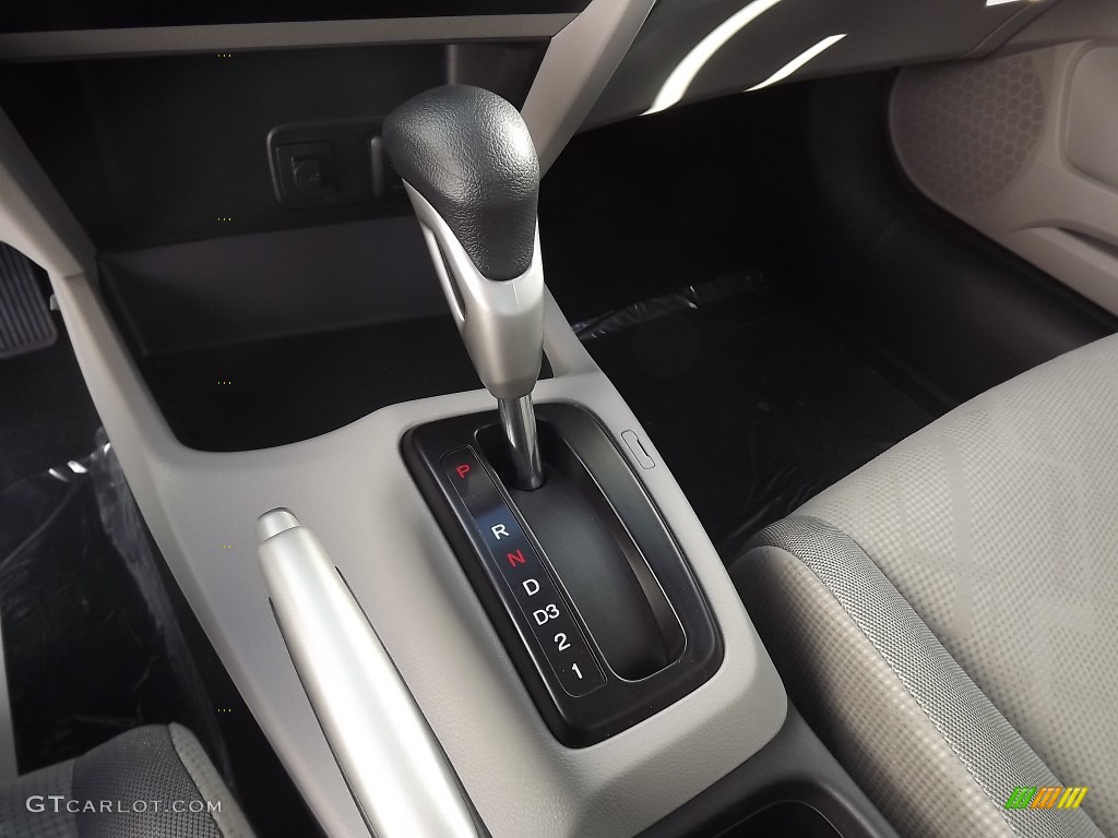 2012 Civic LX Coupe - Polished Metal Metallic / Gray photo #14