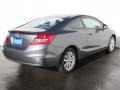 2012 Polished Metal Metallic Honda Civic EX Coupe  photo #4