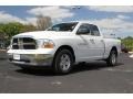 2012 Bright White Dodge Ram 1500 SLT Quad Cab  photo #1