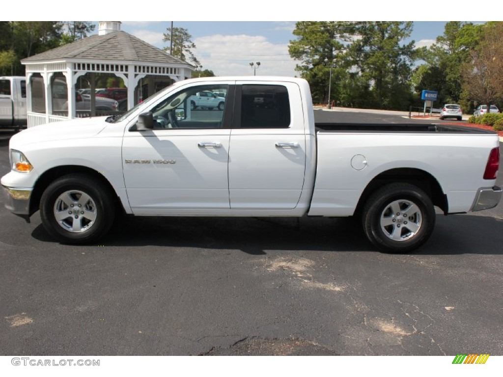 Bright White 2012 Dodge Ram 1500 SLT Quad Cab Exterior Photo #63970099
