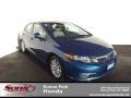2012 Dyno Blue Pearl Honda Civic EX Sedan  photo #1