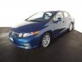 2012 Dyno Blue Pearl Honda Civic EX Sedan  photo #3