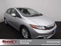 2012 Alabaster Silver Metallic Honda Civic EX-L Sedan  photo #1