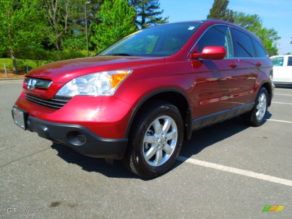 2007 CR-V EX-L - Tango Red Pearl / Gray photo #1