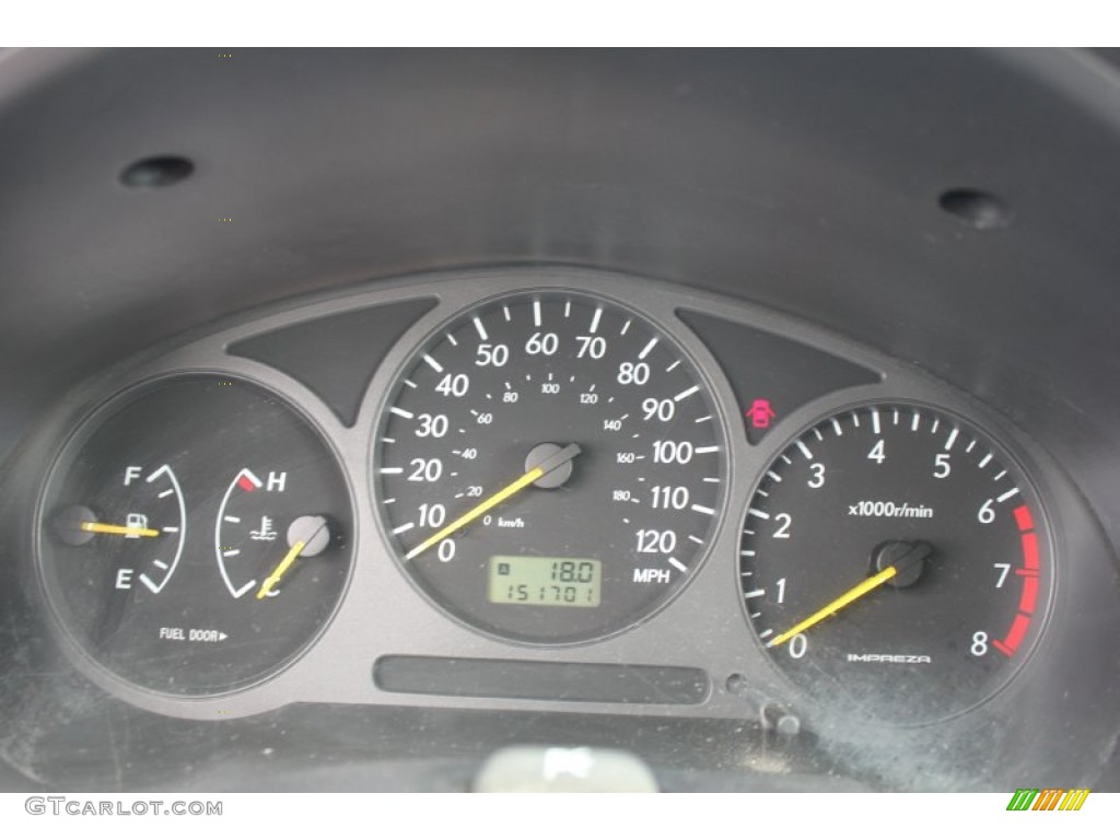 2002 Impreza TS Wagon - Sedona Red Pearl / Gray photo #6
