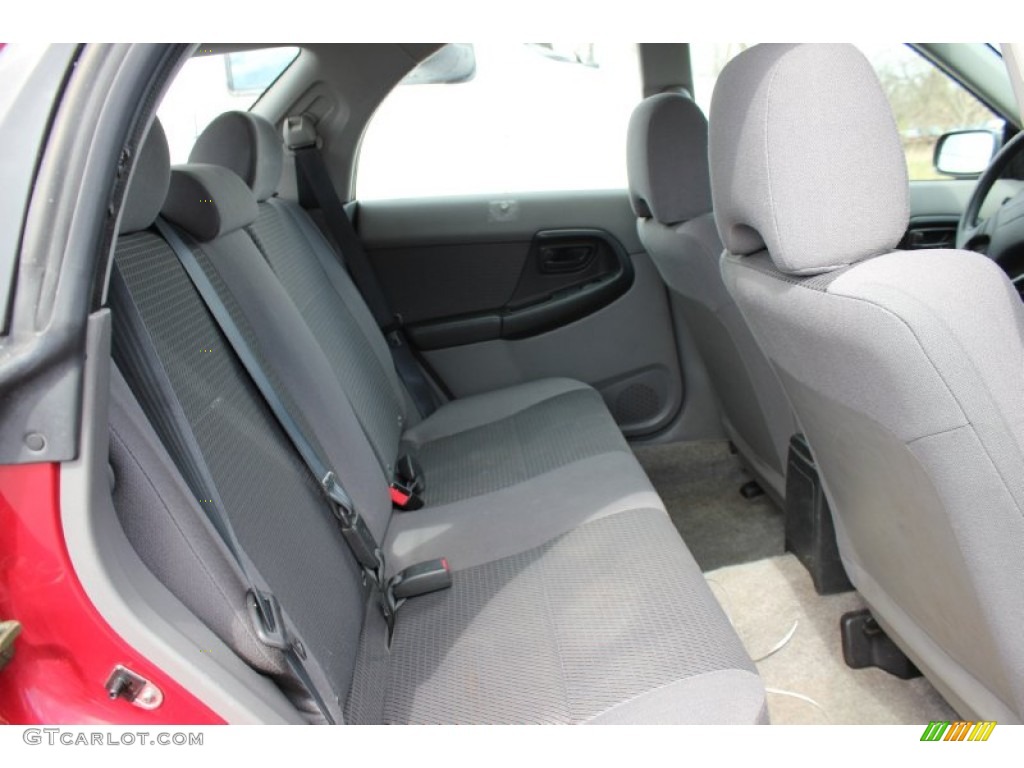 2002 Impreza TS Wagon - Sedona Red Pearl / Gray photo #13