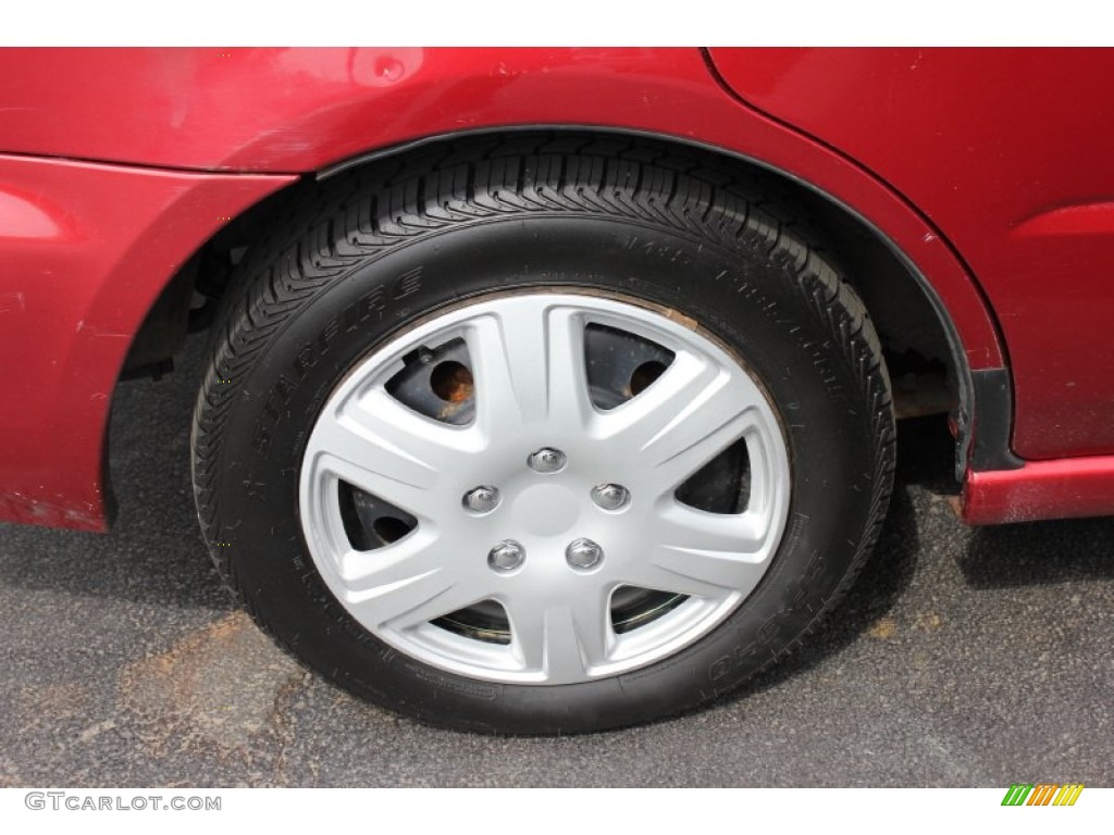 2002 Impreza TS Wagon - Sedona Red Pearl / Gray photo #14