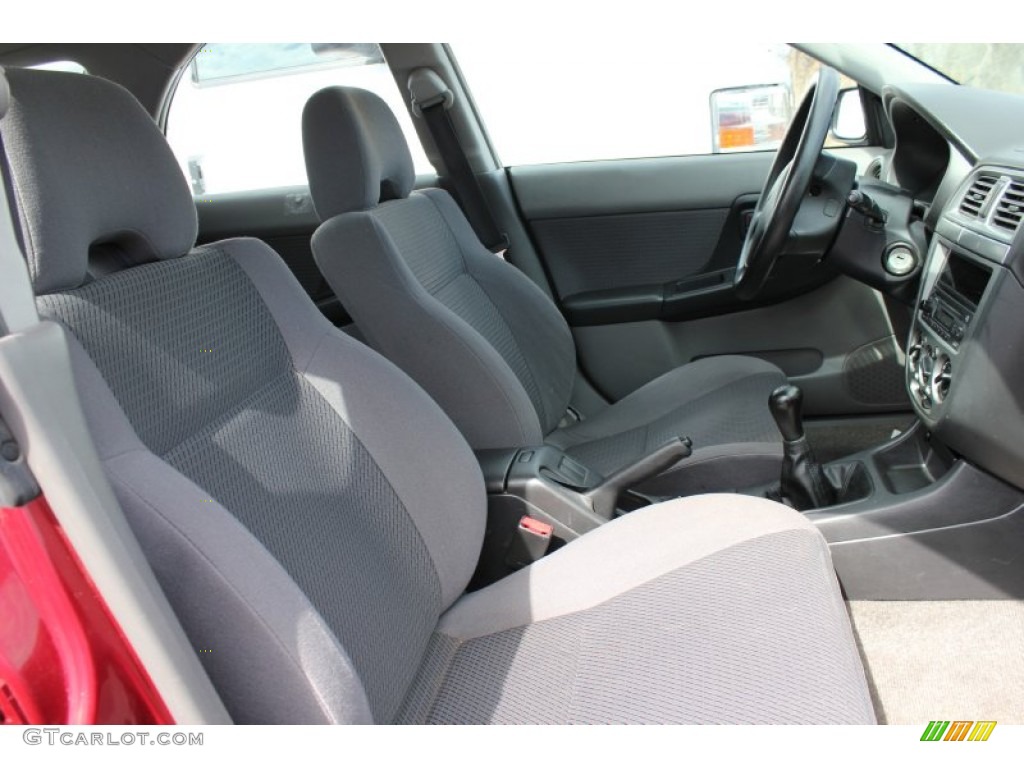 2002 Impreza TS Wagon - Sedona Red Pearl / Gray photo #15