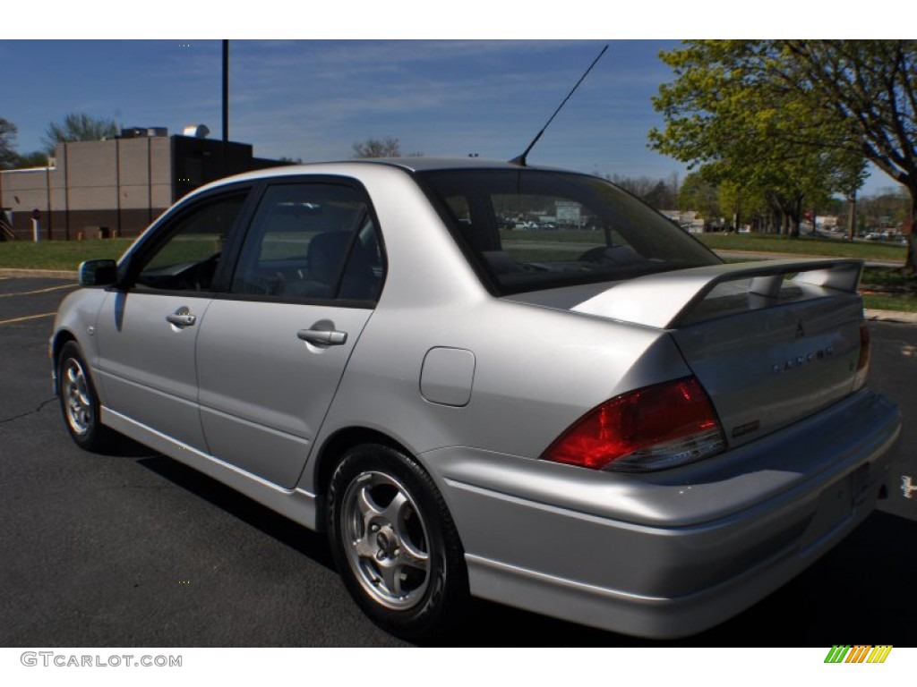 2002 Lancer OZ Rally - Munich Silver Metallic / Black photo #3