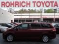 2011 Salsa Red Pearl Toyota Sienna LE AWD  photo #1