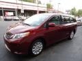 2011 Salsa Red Pearl Toyota Sienna LE AWD  photo #8