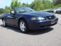 2003 True Blue Metallic Ford Mustang V6 Convertible  photo #8