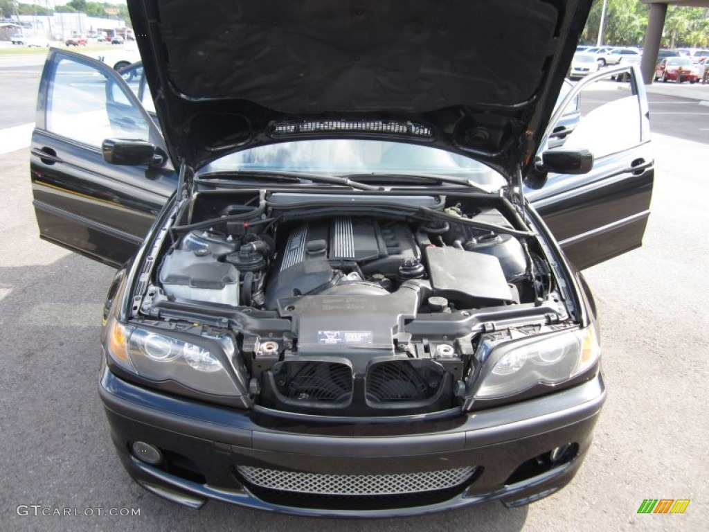 2004 3 Series 330i Sedan - Jet Black / Natural Brown photo #17