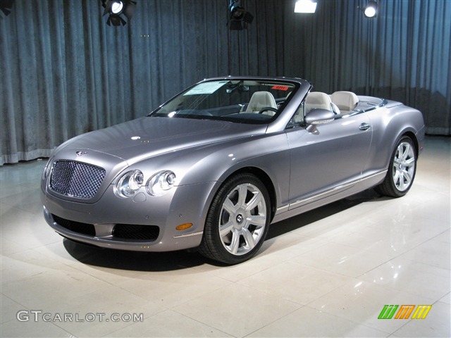2009 Continental GTC  - Silver Tempest / Portland/Imperial Blue photo #1