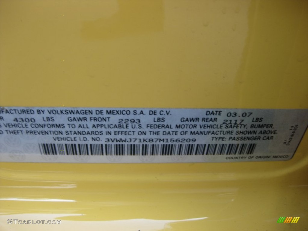 2007 Jetta GLI Fahrenheit Edition Sedan - Fahrenheit Yellow / Anthracite photo #24