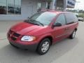 2003 Inferno Red Tinted Pearl Dodge Caravan SE  photo #2