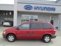 2003 Inferno Red Tinted Pearl Dodge Caravan SE  photo #3