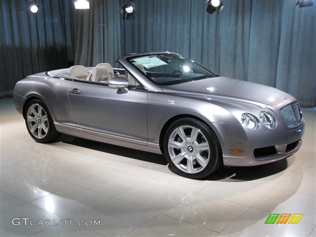 2009 Continental GTC  - Silver Tempest / Portland/Imperial Blue photo #3