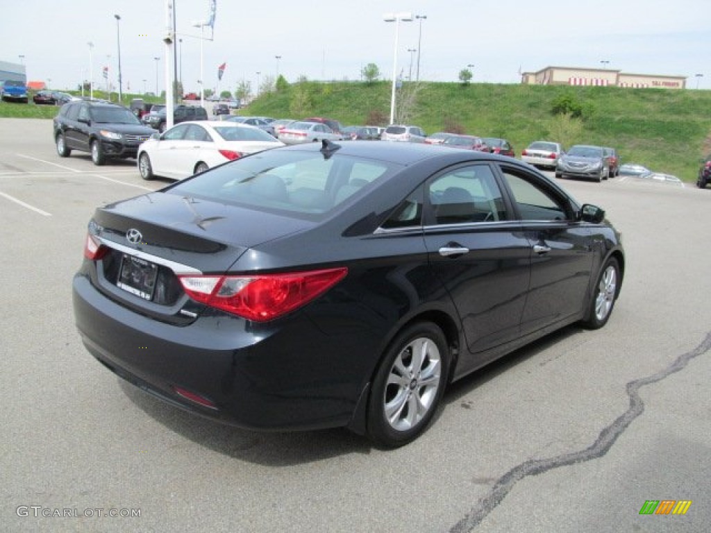 2011 Sonata Limited - Pacific Blue Pearl / Gray photo #8