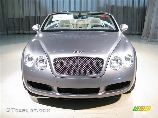 2009 Continental GTC  - Silver Tempest / Portland/Imperial Blue photo #4