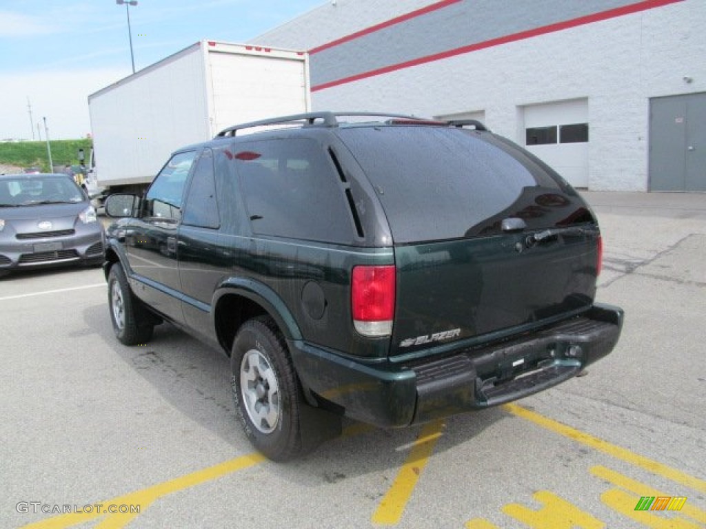 2002 Blazer LS 4x4 - Forest Green Metallic / Graphite photo #5