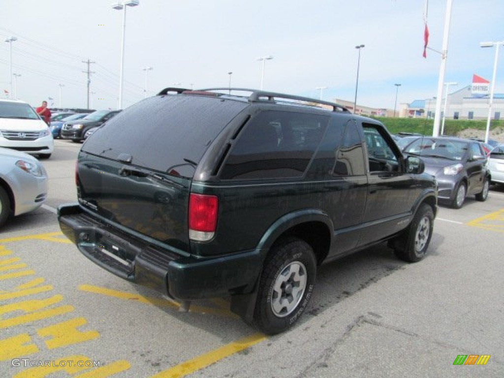 2002 Blazer LS 4x4 - Forest Green Metallic / Graphite photo #6