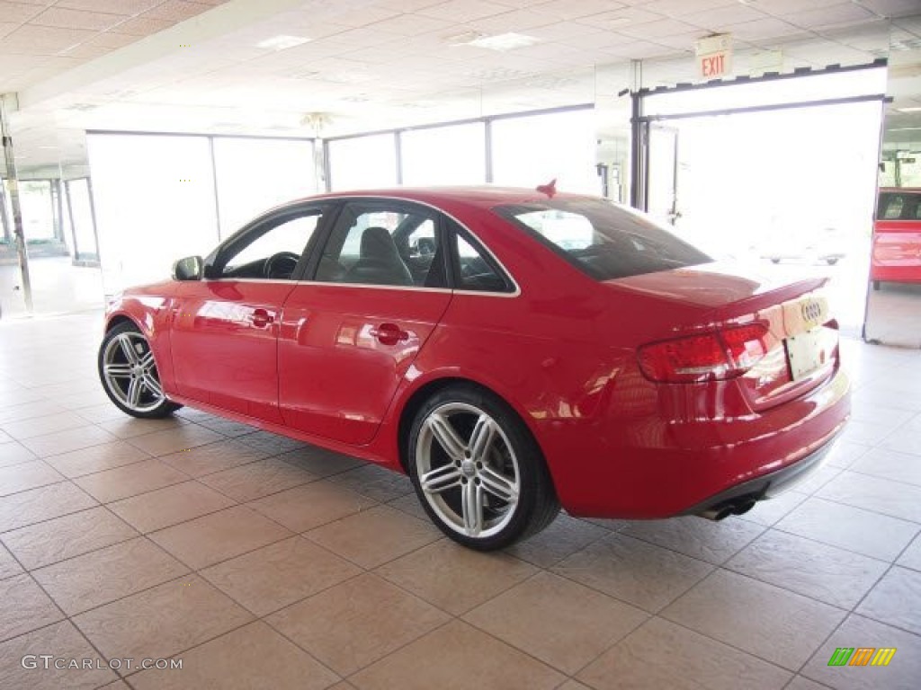 2010 S4 3.0 quattro Sedan - Brilliant Red / Black photo #5