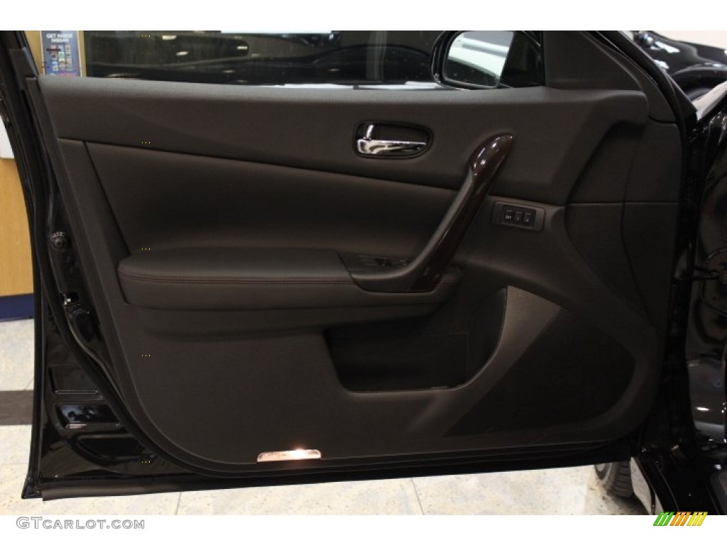 2012 Maxima 3.5 SV Sport - Super Black / Charcoal photo #6