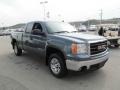 2008 Stealth Gray Metallic GMC Sierra 1500 SLE Extended Cab  photo #10