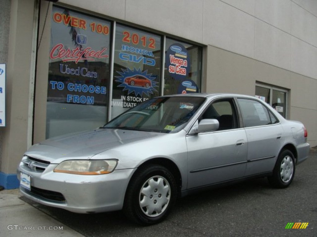 2000 Accord LX Sedan - Satin Silver Metallic / Quartz photo #1