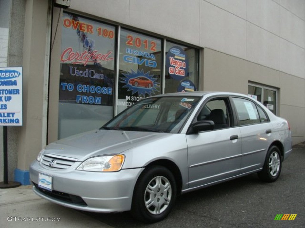 Satin Silver Metallic Honda Civic