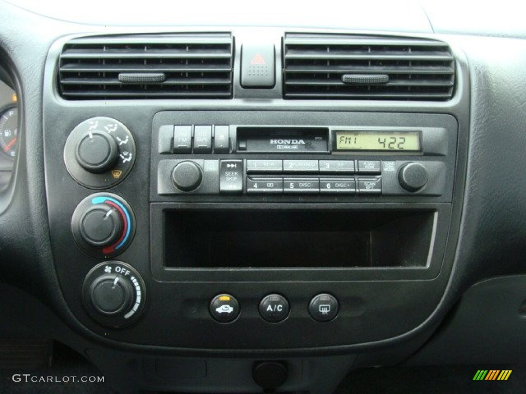 2001 Civic LX Sedan - Satin Silver Metallic / Gray photo #12